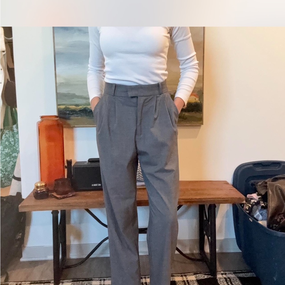 H&M Women's Classic Gray Dress Pants